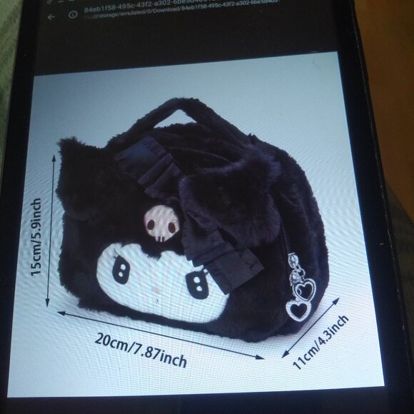 Sanrio Black Makeup Pouch with Bow - Picture 3 of 5